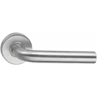 Intersteel deurkruk Luzern op rozet verdekt ø53x10mm - RVS