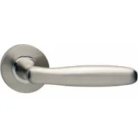 Intersteel Deurkruk Bjorn op rond rozet nikkel mat