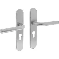 Intersteel Deurbeslag | Deurklink met cilinderschild | | 55 mm (RVS)