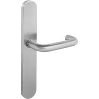 Intersteel Deurkruk Rond op XL schild blind - RVS