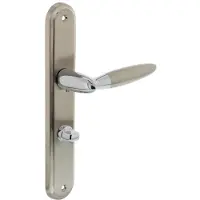 Intersteel Deurkruk Elen op schild Toilet WC 63/8MM chroom