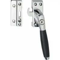 Intersteel Raamsluiting rechts Ton 400 SKG1 afsluitbaar - chroom/ebbenhout