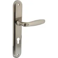 Intersteel Deurkruk Bjorn op schild profielcilindergat 72mm - nikkel mat