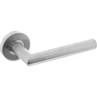 Intersteel Deurkruk Hoek 90gr rozet met veer