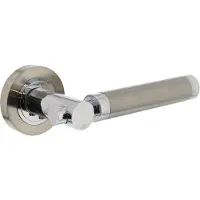 Intersteel Deurkruk Birgit rond rozet chroom