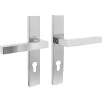 Intersteel Deurkruk Vierkant op Schild PC72 RVS