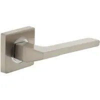 Intersteel Deurkruk Ben op vierkant rozet - nikkel mat