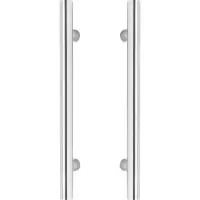 Intersteel Deurgrepen T-vorm ø 25 mm - 1200 mm rvs geborsteld