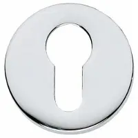 Intersteel | Rozet profielcilindergat | Rond | Verdekt | Chroom