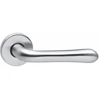 Intersteel Deurbeslag | Deurklink | | Saturnus (Messing, Mat chroom)
