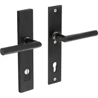 Intersteel Achterdeurbeslag Aurano Kerntrekbeveiliging Pc 92mm Recht Zwart