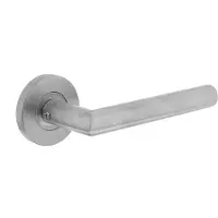 Intersteel Strakke Deurklink Hoek 90 Op Rozet Rvs