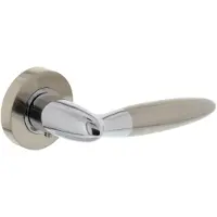 Intersteel Deurkruk Elen op rozet - chroom/nikkel mat