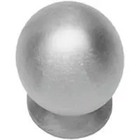 Intersteel Meubelknop bolrond met achterplaat ø25mm - RVS