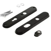 Intersteel Veiligheidsschilden SKG3 doorgaand PC72mm kerntrekbeveiliging - mat zwart