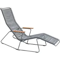 Houe Loungestoel Click Sunrocker Dark grey