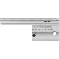 Sola Werkplaatslineaal 500x50x5mm ALU LAB500, gedrukte maatverdeling mm/cm - 56100401 - 56100401