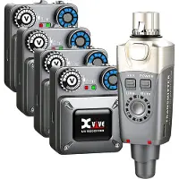 Xvive U4R4 Wireless In-Ear Monitor System with 4 Receivers