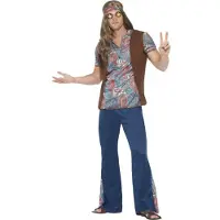 Smiffys Hippie Herenkostuum Orion - Maat M