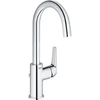 GROHE Start Flow 1-gats wastafelkraan L-size met afvoerplug chroom