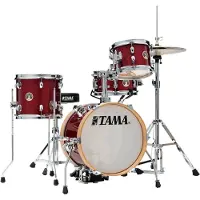 Tama CLUB-JAM FLYER COMPLETE KIT WITH 14" BASS DRUM CANDY APPLE MIST