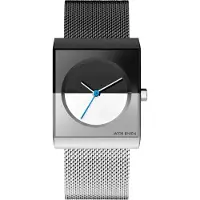 Jacob Jensen 525 Classic Horloge - dames horloge - Zwart - diameter 24 mm - kleur gecoat roestvrij staal