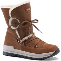 Olang Apres-Ski Tanya voor dames - Bruin - Maat: 38