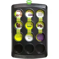 Pyrex Asimetria muffinvorm - 12-vaks - bruin