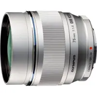 Olympus Hybride lens M. Zuiko Digital 75 mm f/1.8 Zilver
