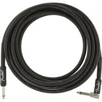 Fender PROFESSIONAL INSTRUMENT CABLES STRAIGHT/ANGLE 15' BLACK