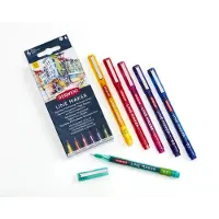 Taidepiste Fineliner - - Line Maker - Onuitwisbaar - Opaque - 6 stuks
