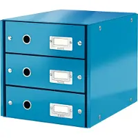 Leitz 6048 WOW klasseermodule blauw metallic (3 laden)