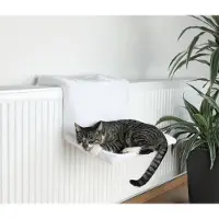 Trixie radiator-hangmat pluche wolwit - 45x31x24 cm
