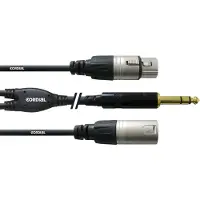 Cordial Insertkabel XLR m/f 1,8m Rean stekker CFY 1,8 VFM - Insert kabel