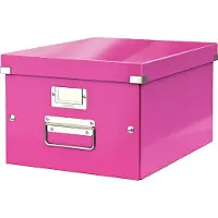 Leitz 6044 WOW medium opbergdoos roze metallic