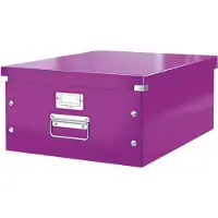 Leitz 6045 WOW grote opbergdoos paars