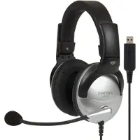 Koss USB Stereo OnEar Headset SB45, Silver/Black
