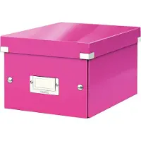 Leitz archief- en transportbox serie Click + Store, klein, voor A5, roze