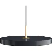 UMAGE Asteria Medium Hanglamp Anthracite Grey | Brass