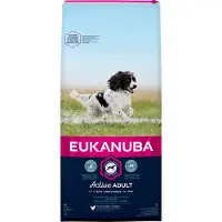 Eukanuba Active Adult Medium Breed - Hondenvoer - Kip 15 kg