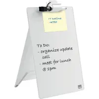 Nobo Ezel Glas 29,7 (B) x 21,6 (H) cm Glanzend wit