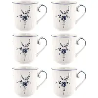 Villeroy & Boch Kaffeebecher Vieux Luxembourg 290 ml Set van 6