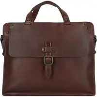 Harold's Aberdeen lederen aktetas 37 cm bruin