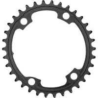 AbsoluteBLACK Premium Ovaal Road 110/4 BCD Kettingblad voor Shimano Dura-Ace / Ultegra /105 Cranks 10-11S Zwart || Maat: 36