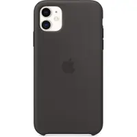Apple iPhone 11 Silicone Back Cover Zwart