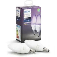 Philips White and Color E14 Duo Pack