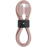 Native Union Belt USB-C Naar Lightning Kabel Roze