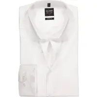 Olymp Level Five Body Fit Overhemd ML6 (vanaf 68 CM) wit