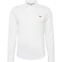 Levi's Overhemd 'Battery Housemark Slim Fit Shirt' rood / wit