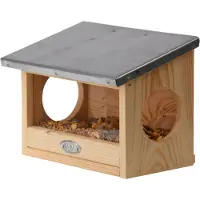 Esschert Design Eekhoornhuisje Eekhoornvoederhuis Basic Groot - Eekhoorn Nest - - Houtkleur - WA56
